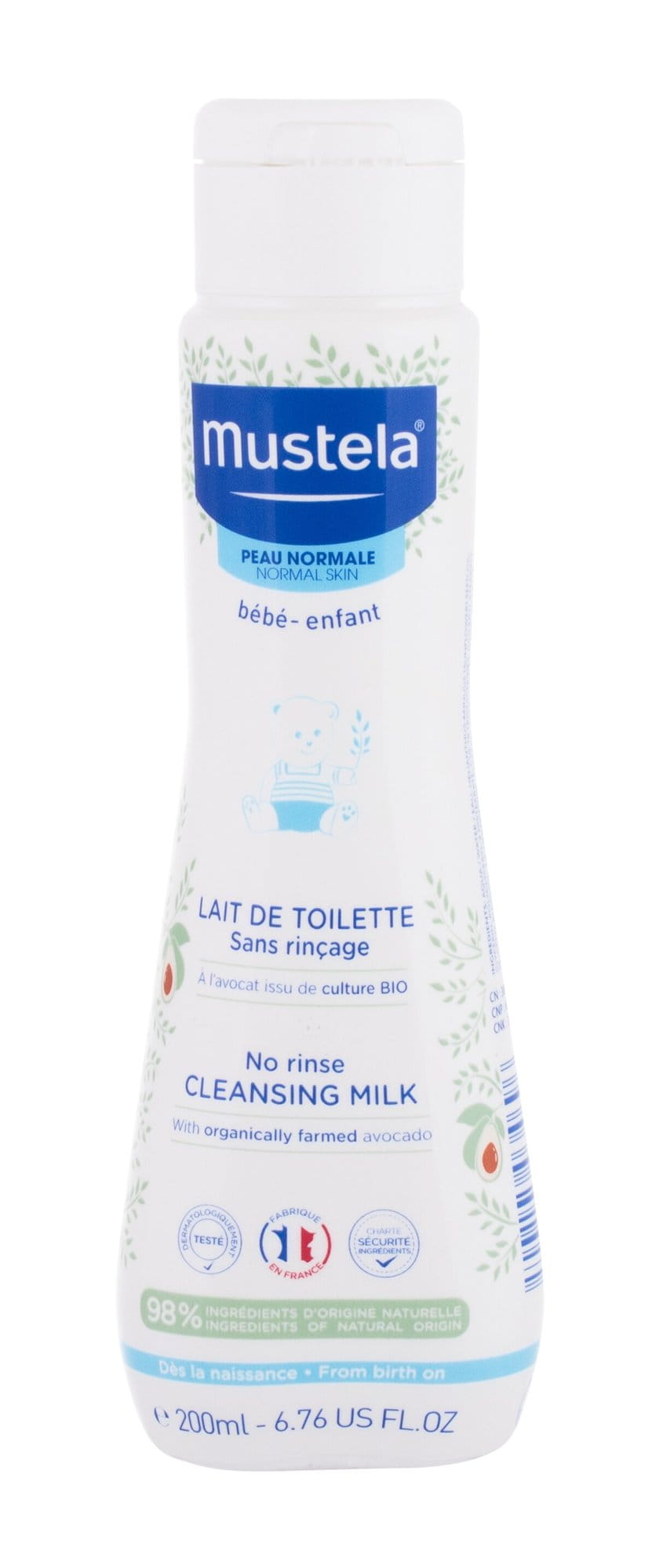 Mustela Bébé No Rinse Cleansing Milk K Mleczko do ciała 200ml-281615